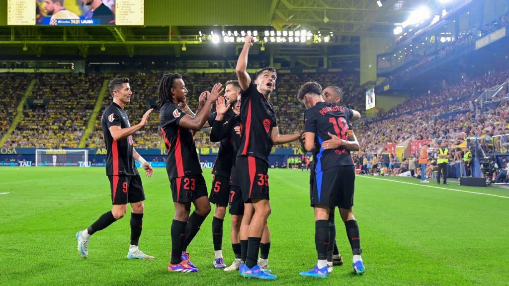 Barcelona aplastó al Villarreal y sigue con puntaje ideal en LaLiga