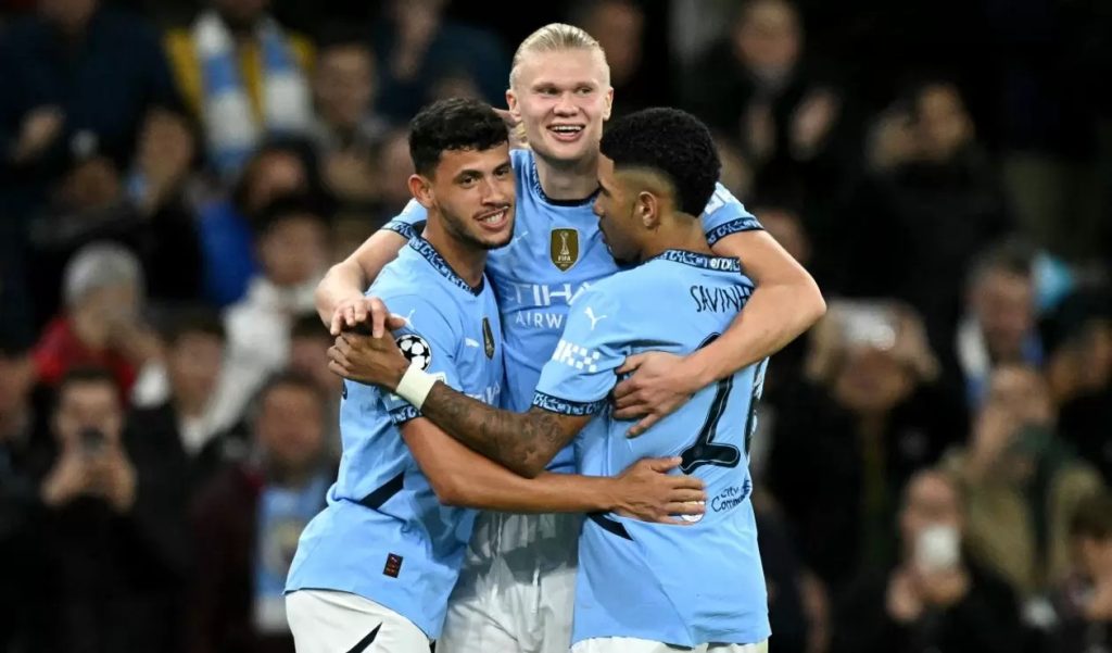 Con doblete de Haaland, Manchester City goleo al Sparta Praga