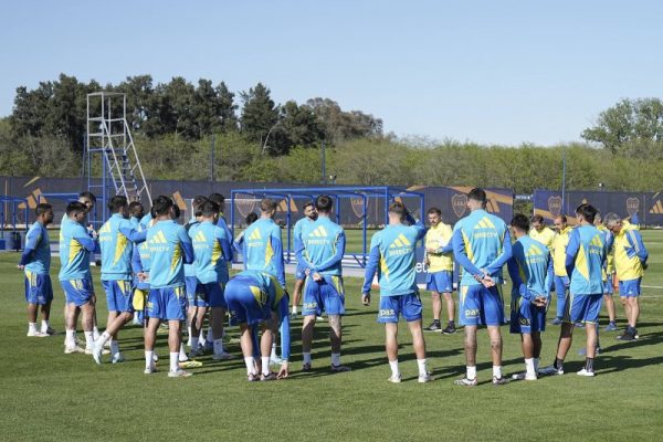 Boca volvió a los trabajos con Herrón a la cabeza