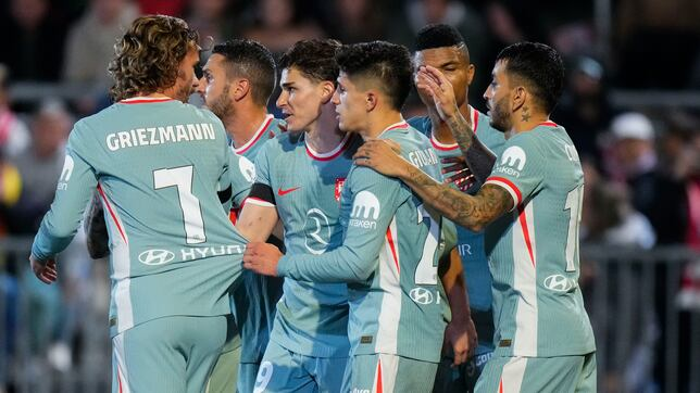 Con un doblete de Julián Álvarez, Atlético de Madrid avanza en la Copa del Rey