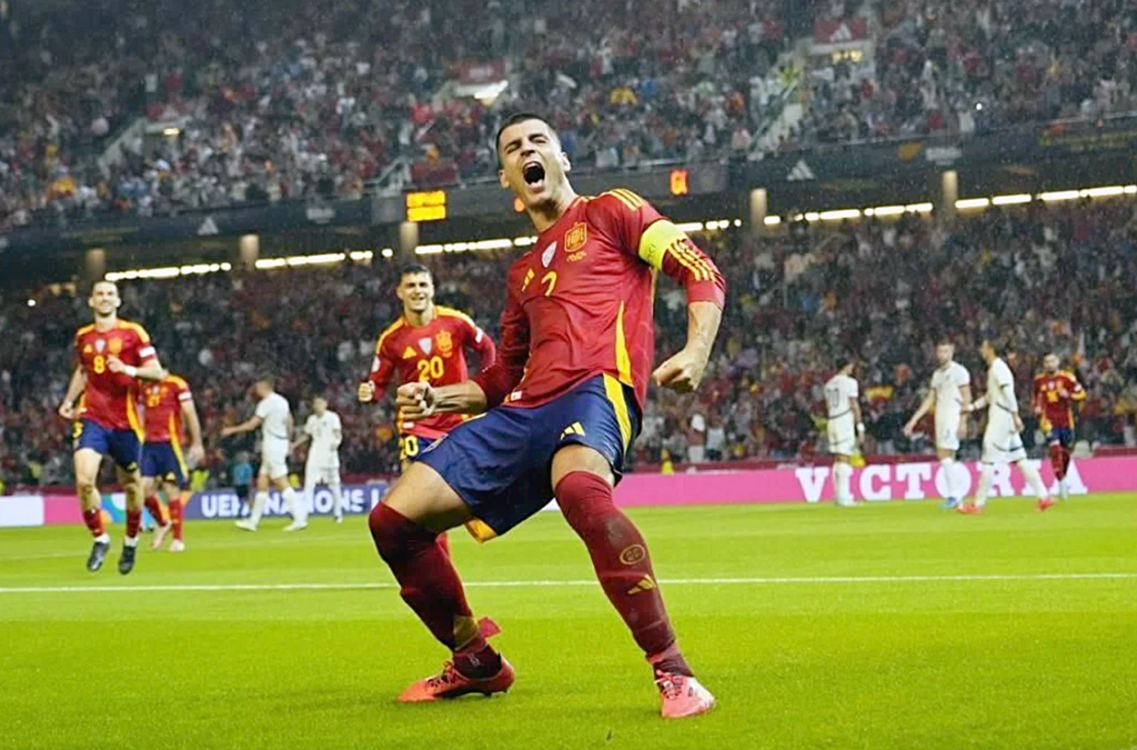 Nations League: España goleó y se clasificó a los cuartos de final