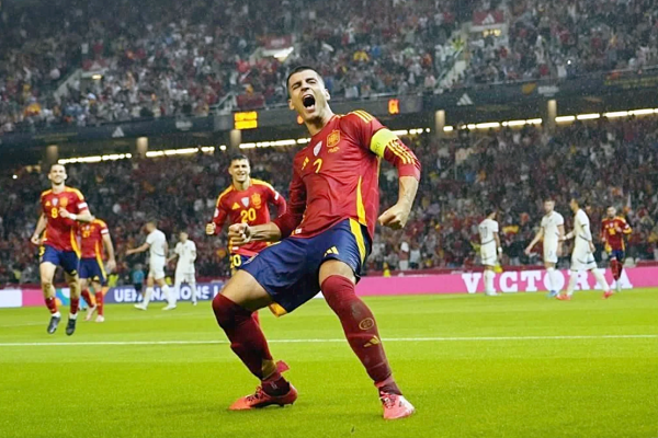 Nations League: España goleó y se clasificó a los cuartos de final