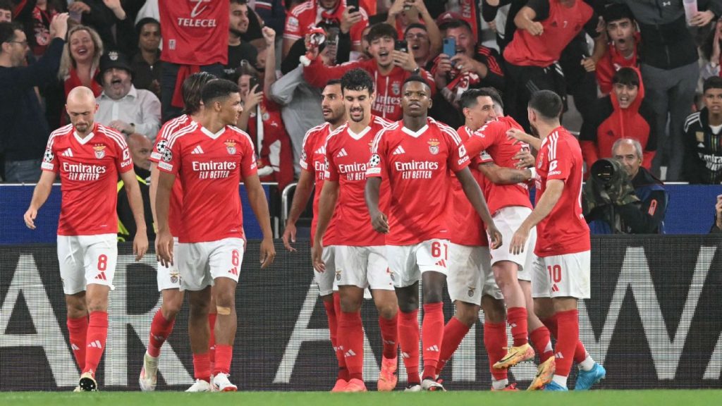 Benfica tuvo el partido soñado y aplastó al Atlético de Madrid