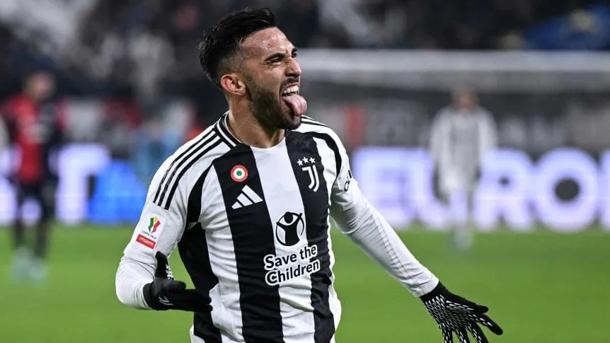 Con un golazo de Nico González, Juventus dejó en el camino a Cagliari