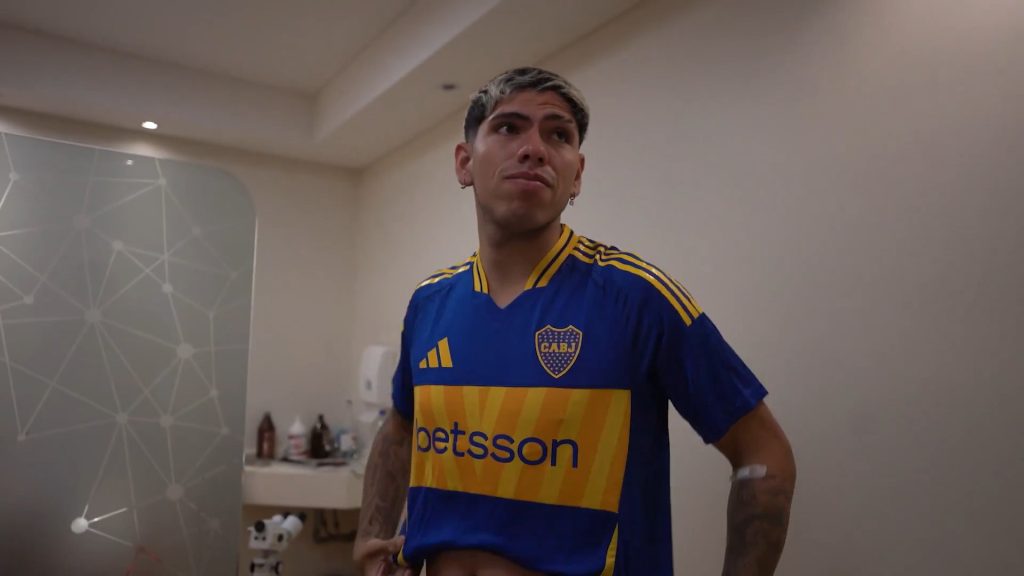Palacios habló por primera vez como jugador de Boca: “Desde pequeño soy hincha”