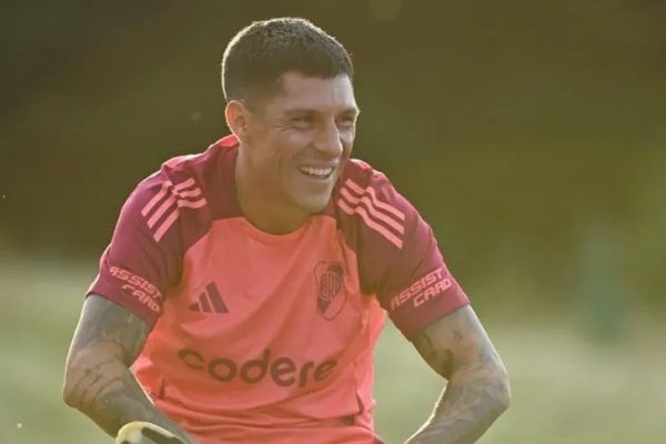 Enzo Pérez y su relación con Demichelis: “Es un tema del que no voy a hablar”