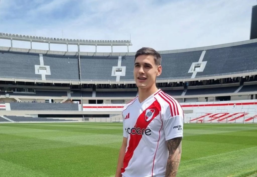 Martínez Quarta completó la revisión médica y se sumó a la pretemporada de River