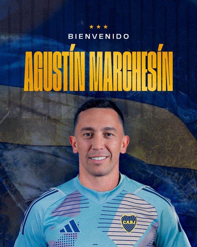 Boca presentó a Agustín Marchesín