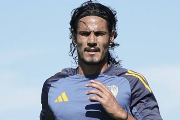 Buenas noticias en Boca: Cavani entrenó a la par y sería titular ante Alianza Lima