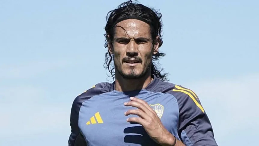 Buenas noticias en Boca: Cavani entrenó a la par y sería titular ante Alianza Lima