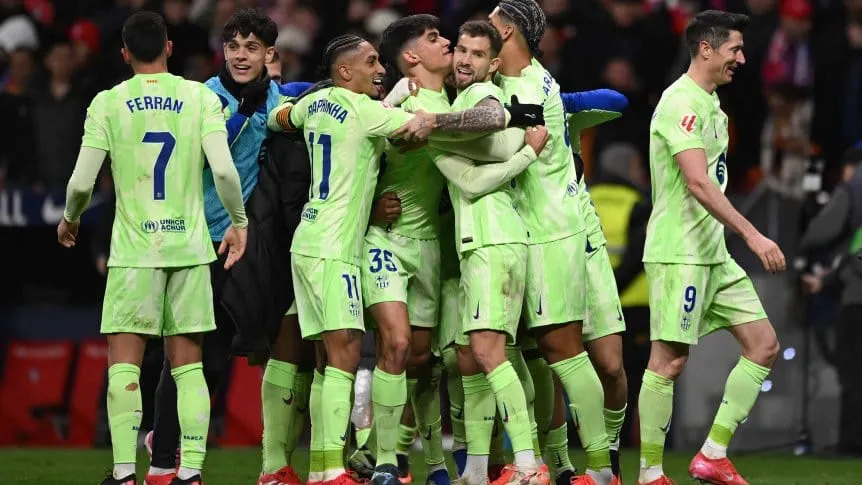 En un partidazo, Barcelona se lo dio vuelta al Atlético de Madrid y se subió a la punta de la Liga