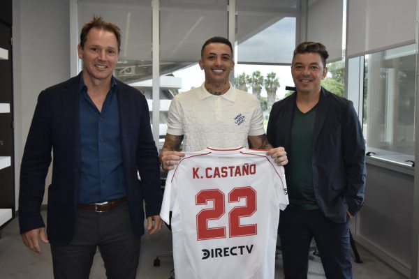 Ahora sí: Castaño firmó su contrato con River