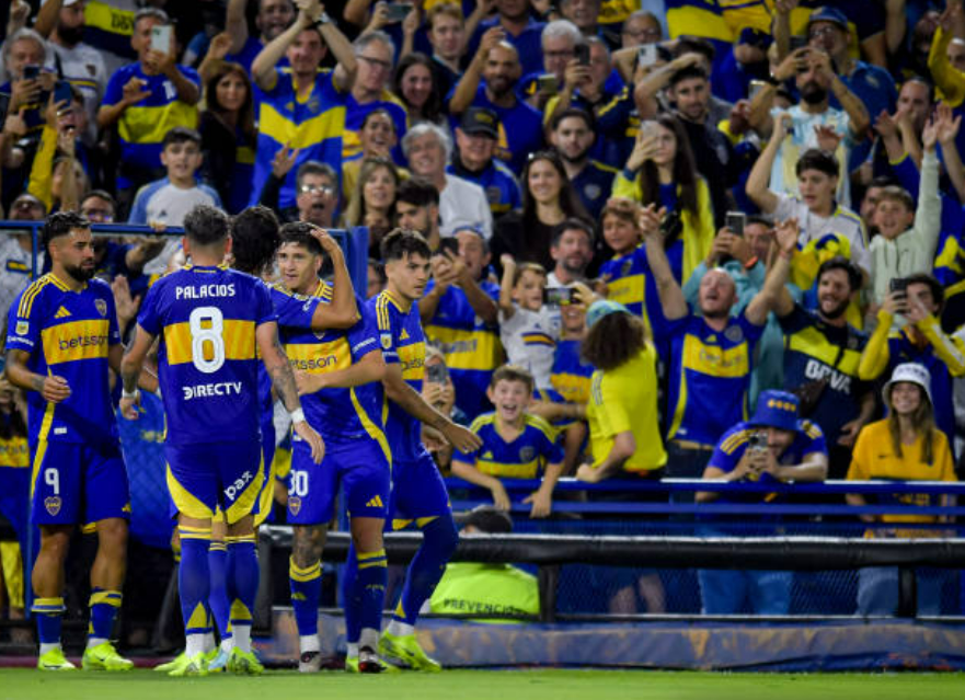 Boca ganó, gusto y goleó ante Defensa y Justicia y trepó a la cima de la Zona A