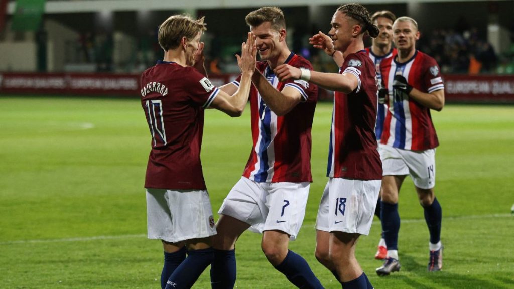 Eliminatorias europeas rumbo al Mundial 2026: Noruga goleó a Moldavia
