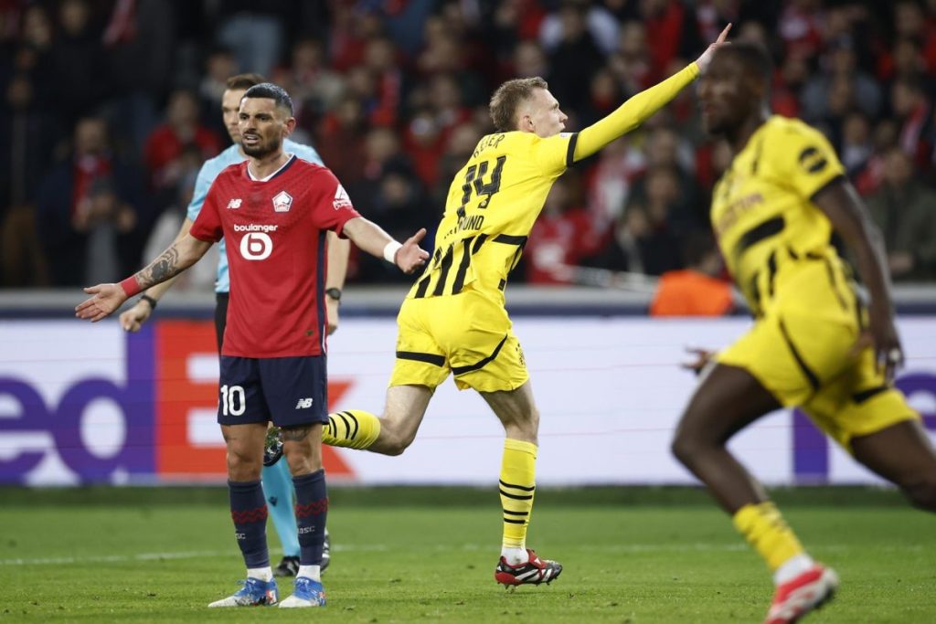 Borussia Dortmund eliminó al Lille y sigue en la Champions League