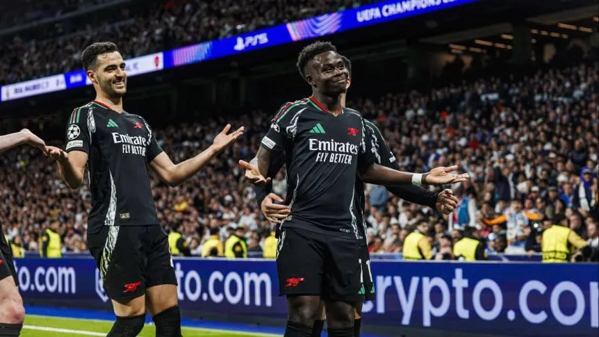 Arsenal piso fuerte en el Santiago Bernabéu y eliminó al Real Madrid