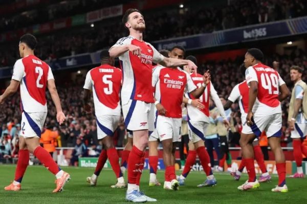 Arsenal goleó al Real Madrid y quedó a un paso de las semifinales
