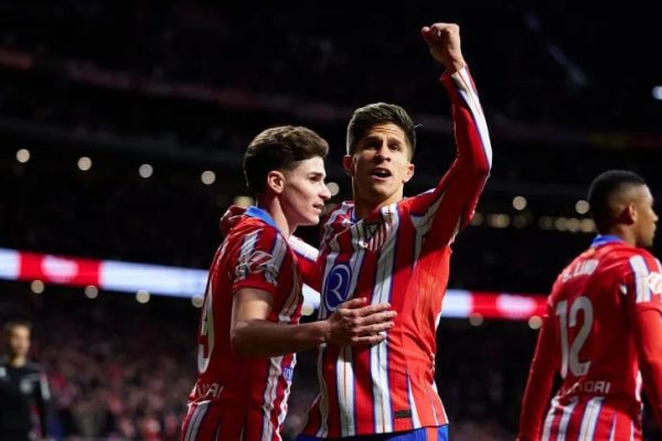 En un partido a puro gol, Atlético de Madrid derrotó a Valladolid