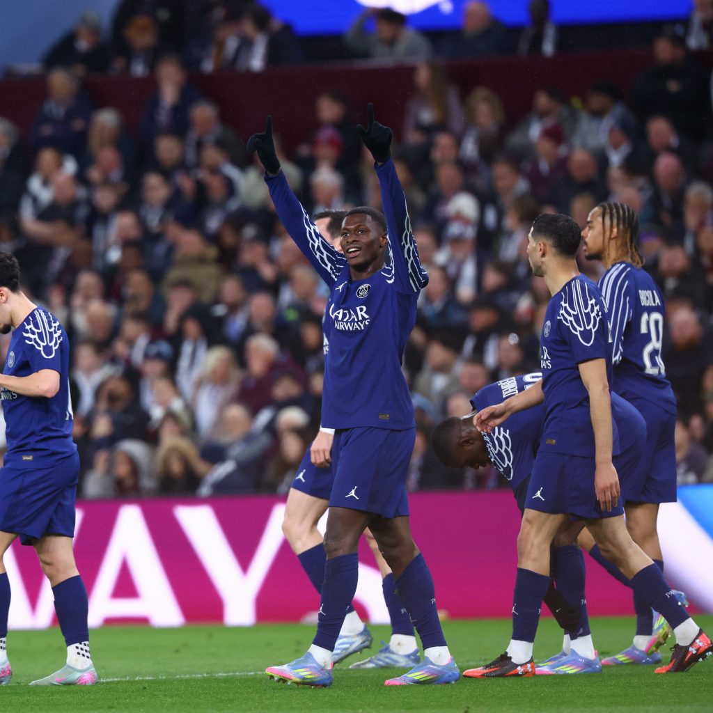 No le alcanzó: Aston Villa dio todo, pero no pudo ante PSG