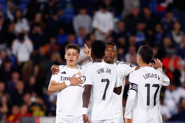 Real Madrid venció a Getafe y no le pierde pisada al Barcelona