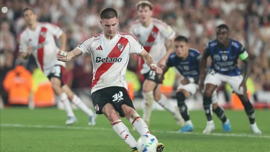 Mastantuono, otra vez figura en la victoria de River: “Fue una noche muy linda”