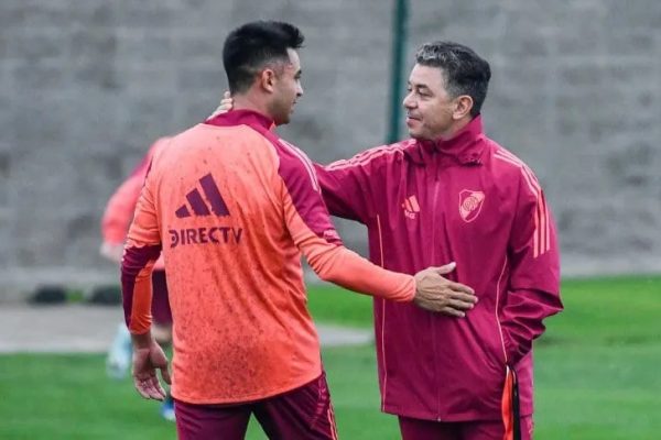 Buenas noticias para River: el Pity Martínez vuelve a concentrar