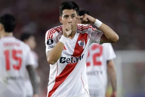 Maxi Meza tras la goleada de River: “Nos vamos con sensaciones de buen juego”