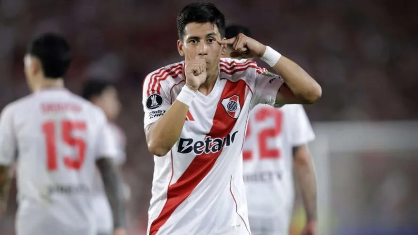 Maxi Meza tras la goleada de River: “Nos vamos con sensaciones de buen juego”