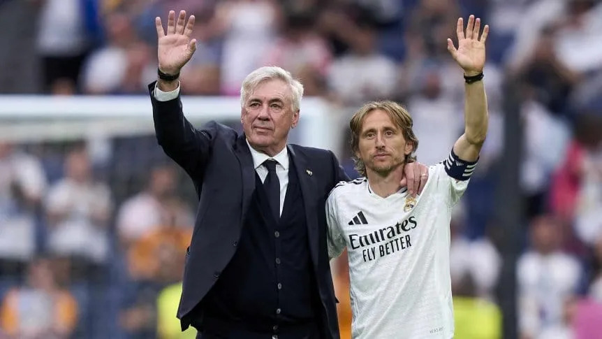 Real Madrid despidió a Ancelotti y Modric con un triunfo ante Real Sociedad