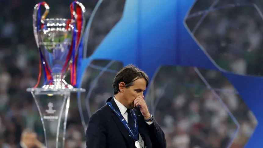 Luego de la goleada sufrida ante PSG, Inzaghi puso en duda su continuidad en Inter