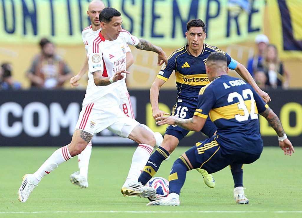 Di Maria jugó su último partido en Benfica y vuelve en plenitud a Central