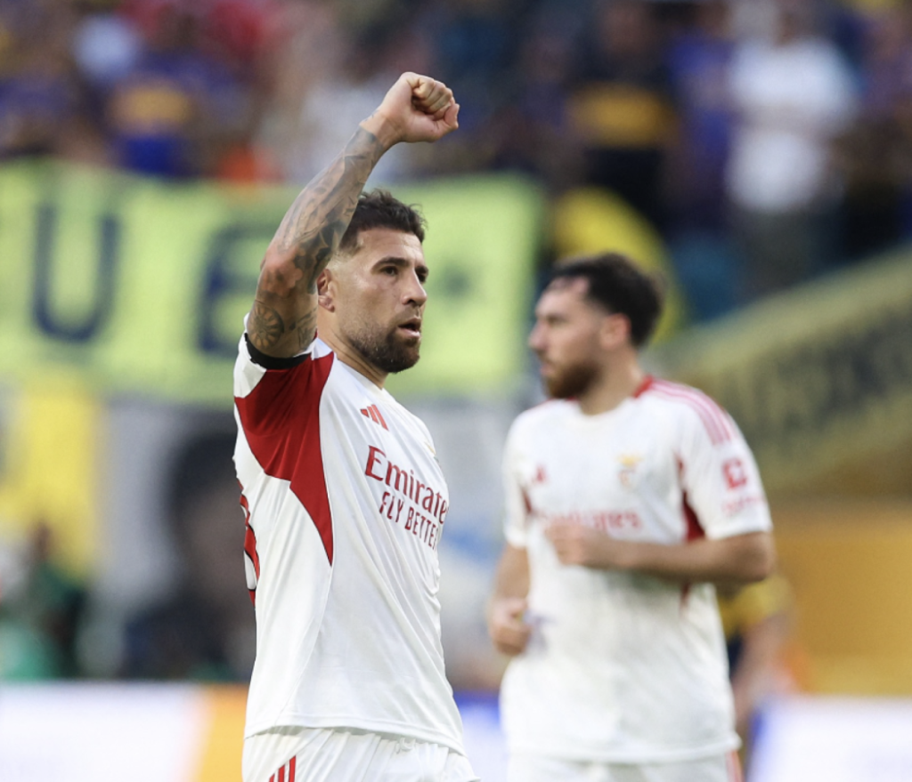 Otamendi: “Me silbaron todo el partido, me tocó hacer el gol y lo grité mucho como todos los que convierto”