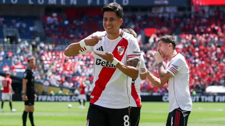 Maxi Meza tras la victoria de River: “Nos supimos hacer fuertes”
