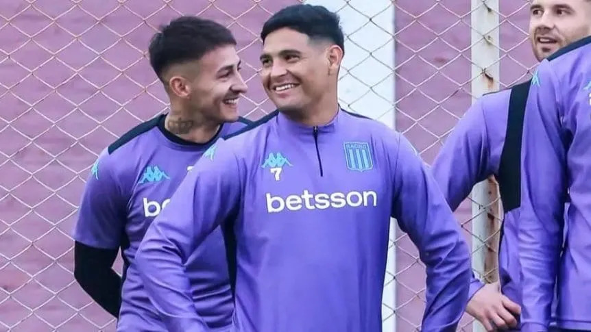 Mientras define su futuro, Salas fue titular en un amistoso de Racing