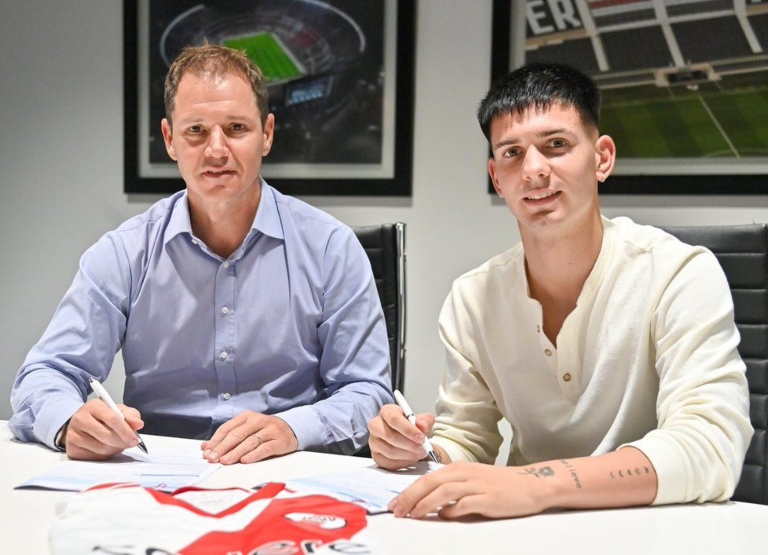 Brito habló sobre la venta de Mastantuono: “Él siempre hizo el esfuerzo para quedarse hasta fin de año”