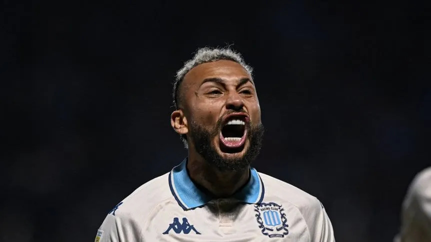 Vergara tras la victoria de Racing: “Estoy muy feliz por el lindo gol”