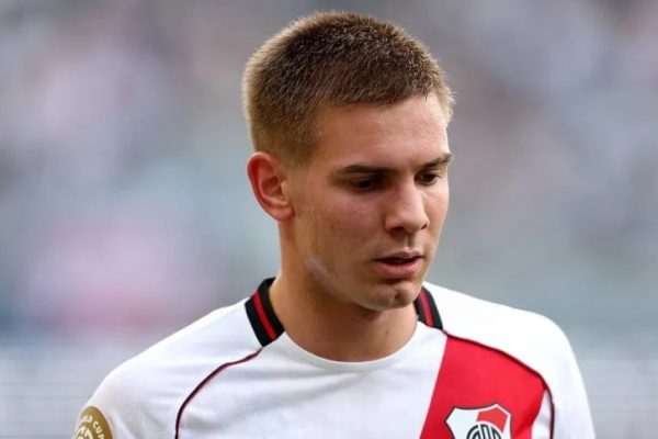 Mastantuono: “Entiendo a muchos hinchas de River que por ahí están enojados”