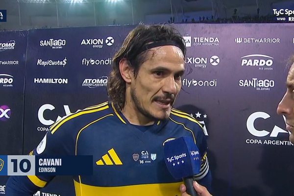 Cavani tras la derrota de Boca: “Hay que agachar la cabeza, seguir laburando y dar lo mejor”