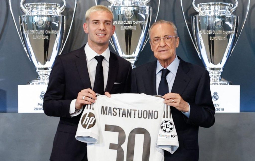 Ahora sí: Mastantuono fue presentado en el Real Madrid