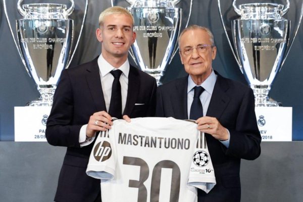 Ahora sí: Mastantuono fue presentado en el Real Madrid