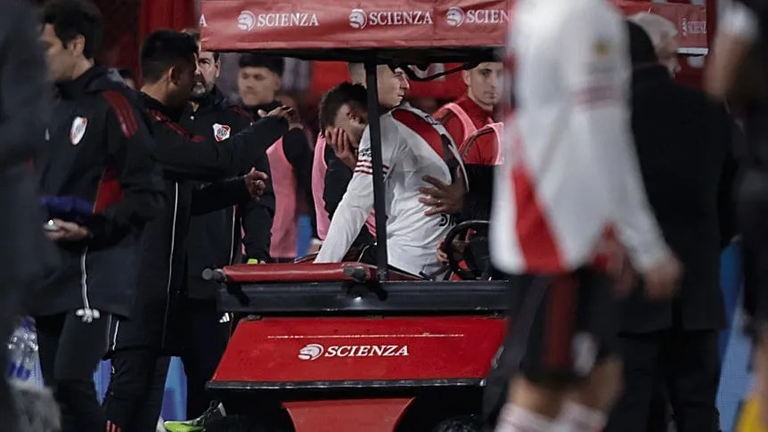Lo sufre River: se confirmó la grave lesión de Pezzella