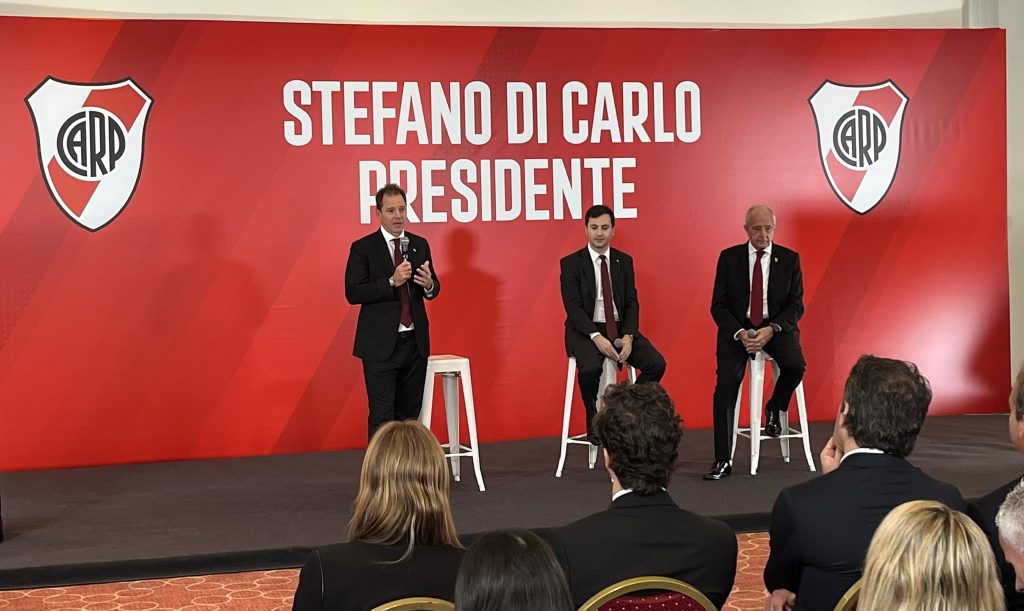 Di Carlo lanzó su candidatura como presidente de River y habló de Gallardo
