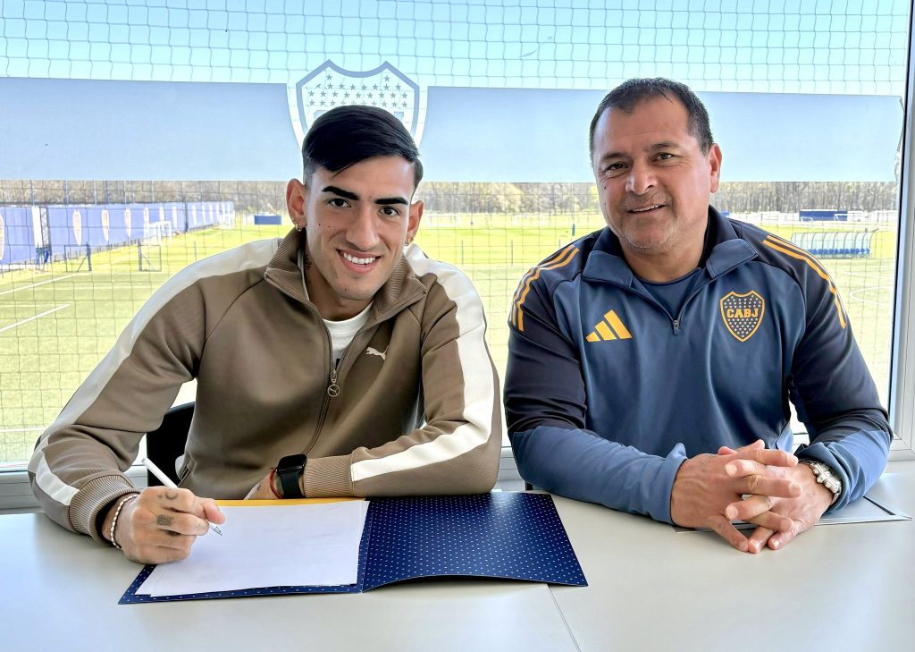 Puso el gancho: Di Lollo renovó su contrato con Boca hasta el 2029