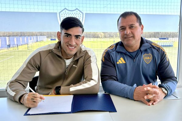 Puso el gancho: Di Lollo renovó su contrato con Boca hasta el 2029