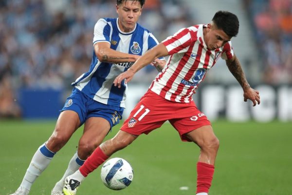 En el estreno de Thiago Almada, Atlético de Madrid perdió ante Porto
