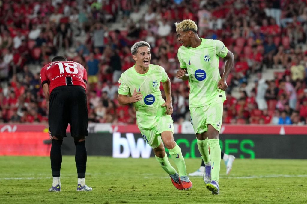 En el arranque de su defensa al titulo, Barcelona goleó al Mallorca