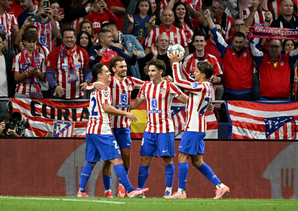 Con aporte argentino, Atlético de Madrid ganó y sumó su primer triunfo en la Champions League