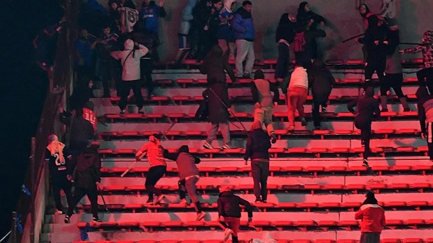 Las sanciones de Aprevide a Independiente y Universidad de Chile tras los gravísimos incidentes