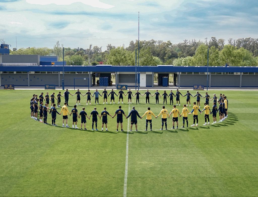 Boca volvió a los entrenamientos tras el fallecimiento de Russo