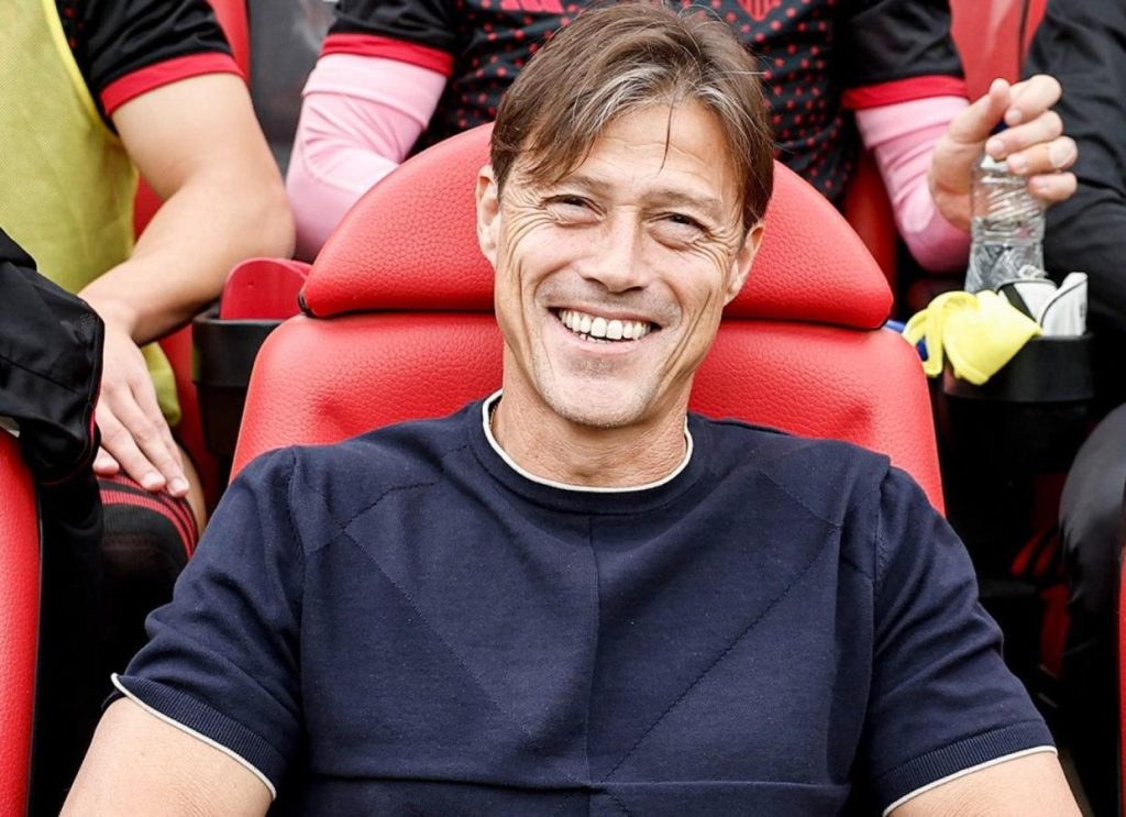 La alegría de Almeyda tras la goleada frente a Barcelona